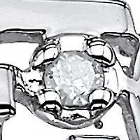 Diamond Accent Solid 10k Gold Triple Cross Ring