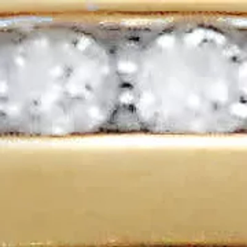 .24 TCW Diamond 18K Gold-Plated Sterling Silver Band Ring