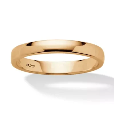 Gold-Plated Sterling Silver Wedding Band (2.5mm)