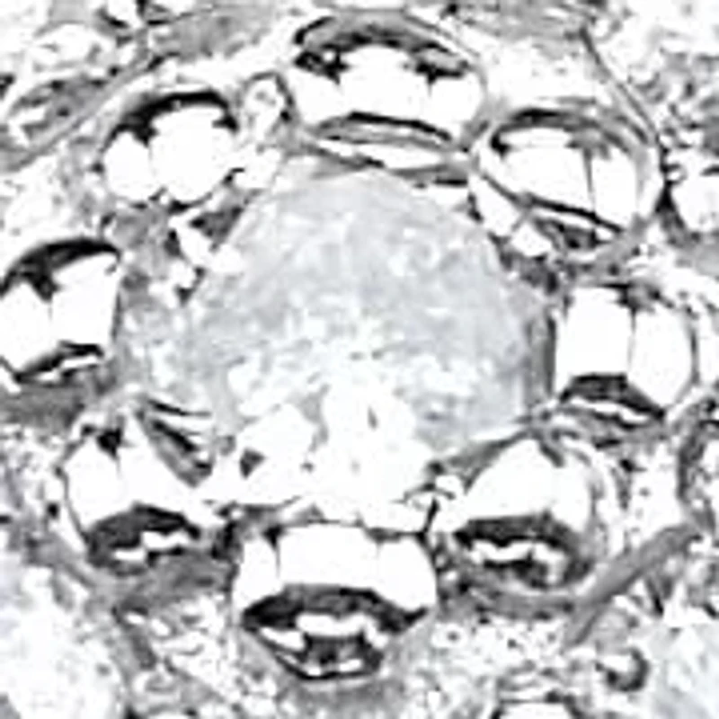 1/3 TCW Round Diamond Square Halo Ring Solid 10k Gold