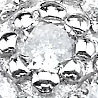 1/3 TCW Round Diamond Square Halo Ring Solid 10k Gold