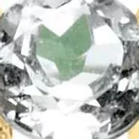 .56 TCW White Topaz and Jade Ring 10k Gold