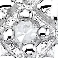 1/10 TCW Round Diamond Pave 10k Yellow Gold Princess-Shaped Ring