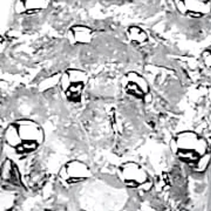 Platinum-plated Sterling Silver Diamond Accent Cross Ring