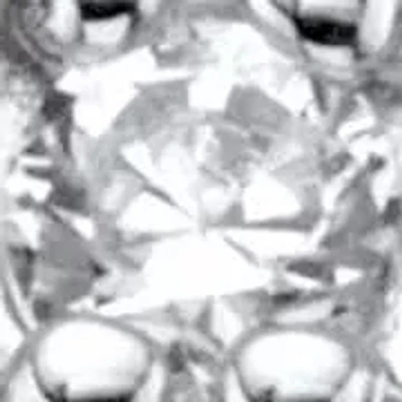 1/4 TCW Diamond Solid 10k Yellow Gold Squared Cluster Triple-Row Ring