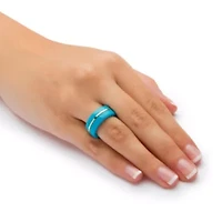 14k Turquoise Gold Ring Band