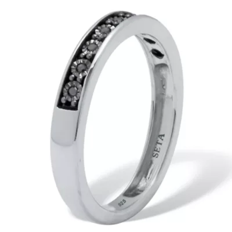 .05 TCW Black Diamond Sterling Silver Ring
