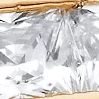 Men's 1.32 Cttw. Cubic Zirconia 14k Gold-plated Sterling Silver Channel Ring