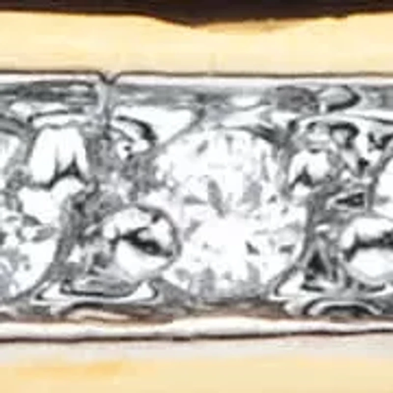 Men's .59 TCW Black Enamel and Cubic Zirconia Gold-Plated Masonic Ring