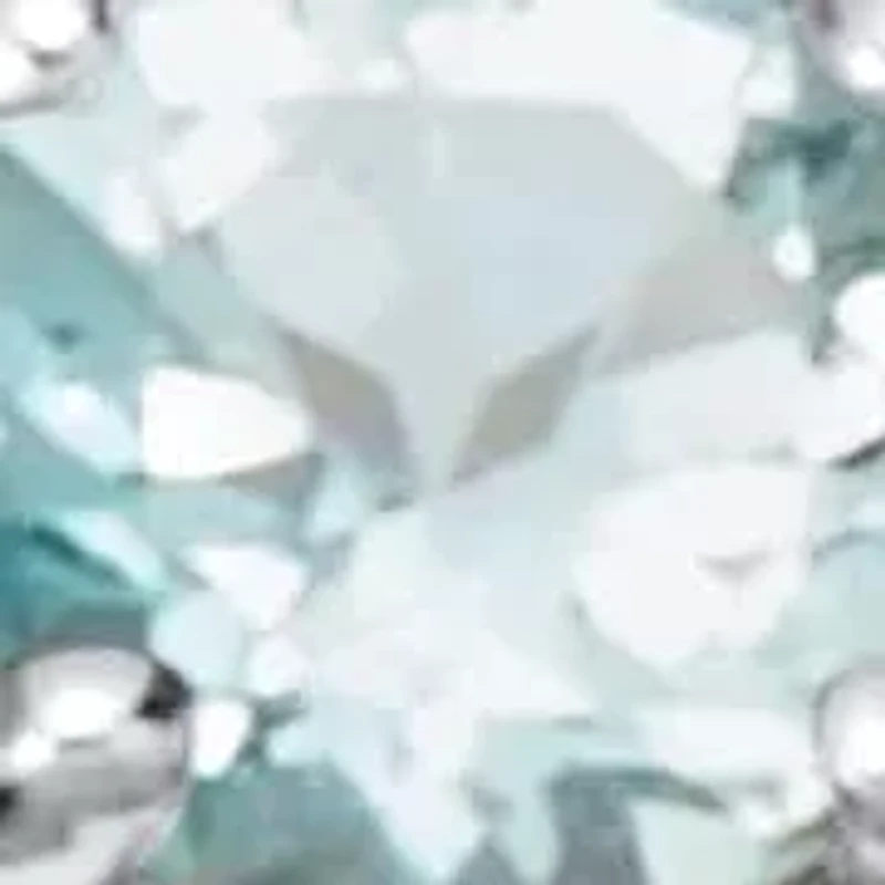 1.66 TCW Round Cut Genuine Blue Topaz Sterling Silver Ring