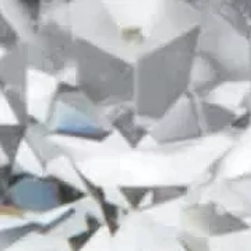 Men's Round Crystal Stainless Steel Squared Wedding Band