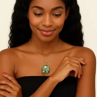 Genuine Jade 14k Gold Good Fortune Elephant Pendant