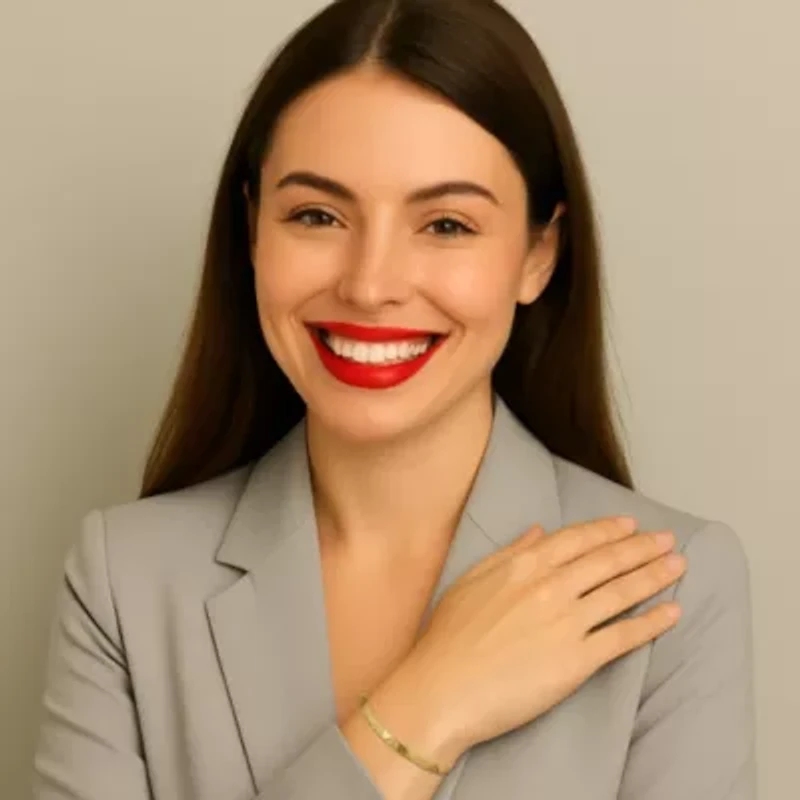 Solid 10k Yellow Gold Bismark-Link Heart Bracelet 7.25"