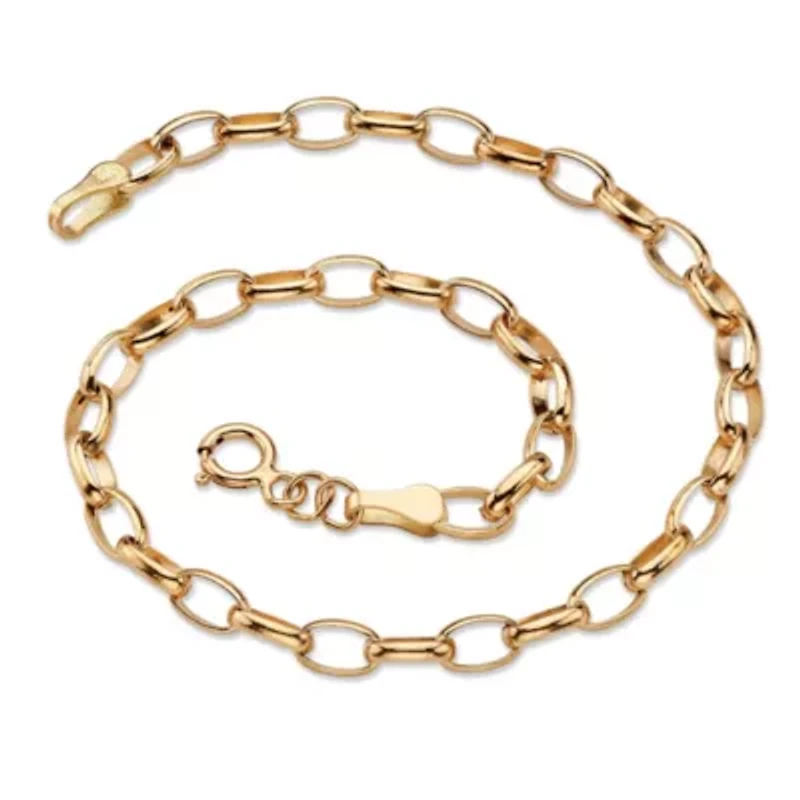 Rolo-Link Bracelet in Solid 10k Gold