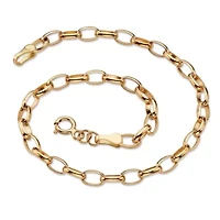 Rolo-Link Bracelet in Solid 10k Gold
