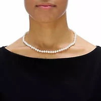 3 Piece Cultured Freshwater Pearl Necklace Bracelet and Earrings Set .925 Silver