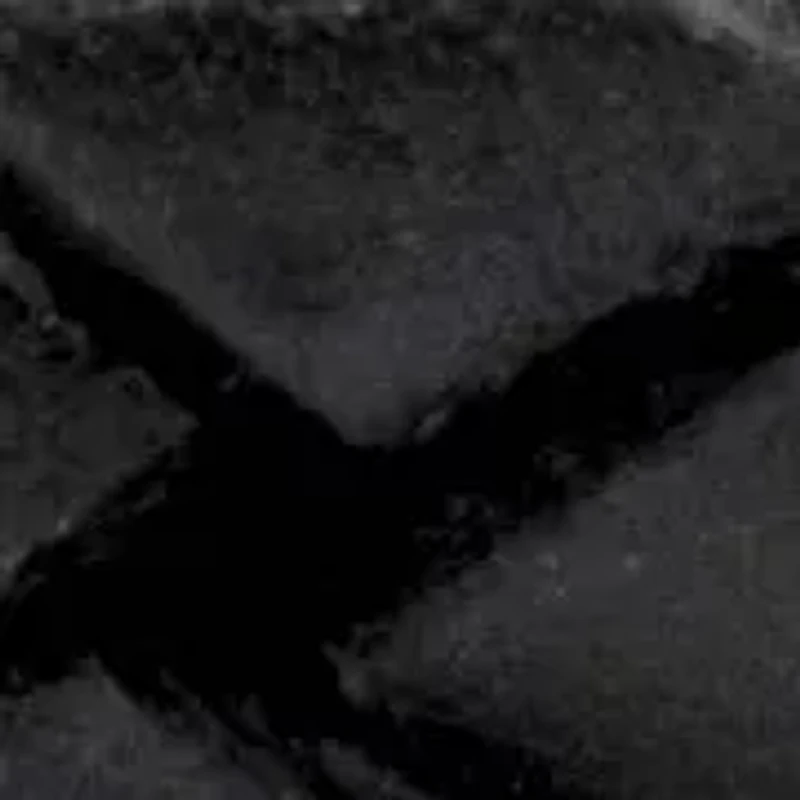 Men's Black Leather Bracelet with Stainless Steel Slip Lock Closure 10"