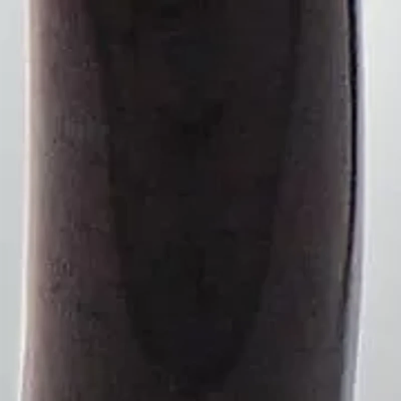 Genuine Black Jade Hoop Earrings in 14k Yellow Gold