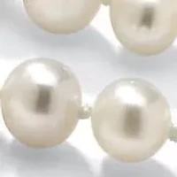 Genuine Cultured Freshwater Pearl 3-Piece Set 14k Gold-plated Sterling Silver
