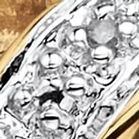 Diamond Accent Pave-Style 18k Gold-Plated Heart Pendant Necklace 18"