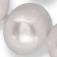 Round Genuine Cultured Pearl .925 Silver Earring, Necklace and Bracelet Set 18"