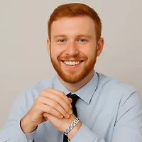 Men's Diamond Accent Silvertone Interlocking-Link Bracelet 8.5"