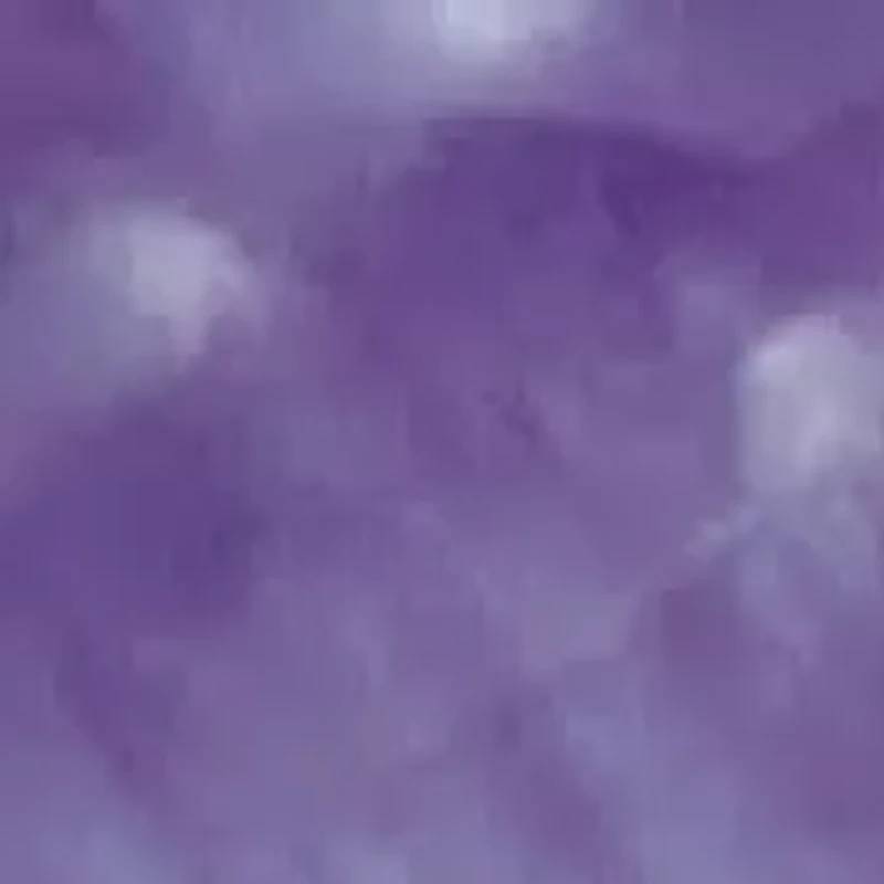 Genuine Purple Amethyst Silvertone Heart Charm Bangle, 7.5 Inches