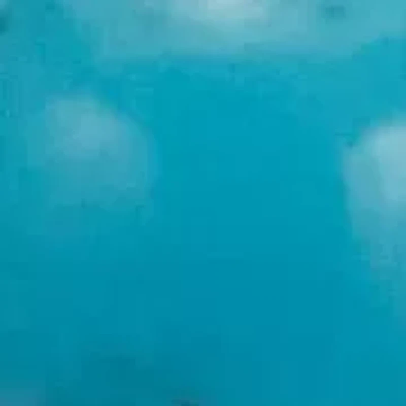 Genuine Blue Turquoise Silvertone Heart Charm Bangle, 7.5 Inches