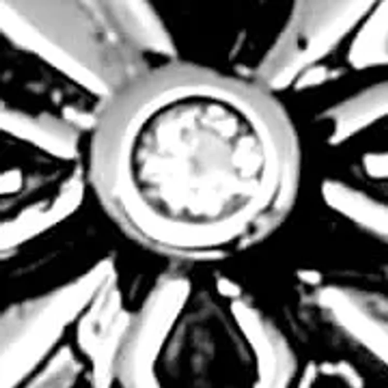 Round Genuine Black Onyx and Spinel Silvertone Pendant Necklace 24-inch