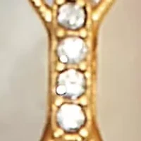 Mother of Pearl Gold Ion-Plated Stainless Steel Butterfly Necklace 18-inch