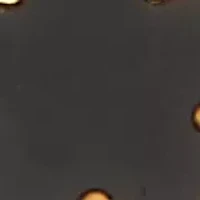 Genuine Black Onyx Gold Ion-Plated Stainless Steel Clover Necklace 17 to 19 inches