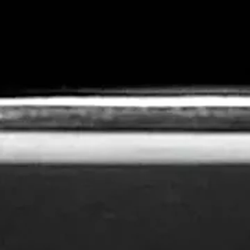 Men's Stainless Steel and Black Enamel Bracelet 9-inch