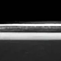 Men's Stainless Steel and Black Enamel Bracelet 9-inch