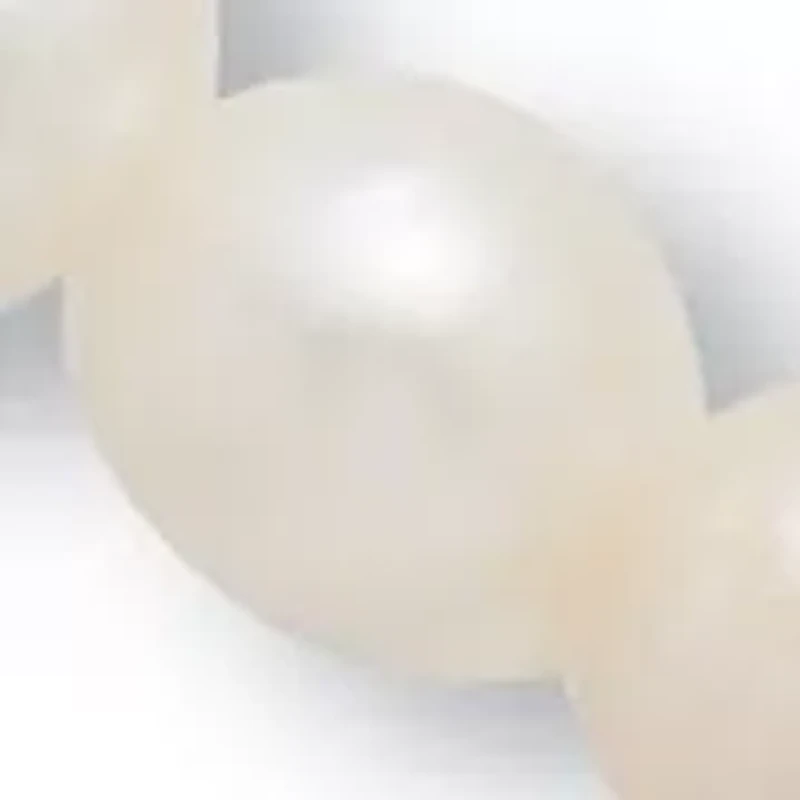 Pearl Gold-Ion Plated Stainless Steel Necklace 16-inch