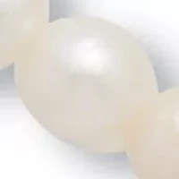 Pearl Gold-Ion Plated Stainless Steel Necklace 16-inch