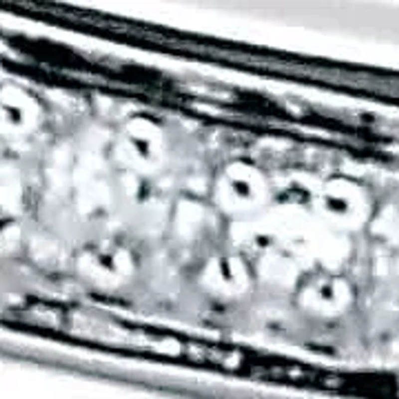 .11 TCW Diamond Sterling Silver Curvy Bangle Bracelet 7.5 Inches