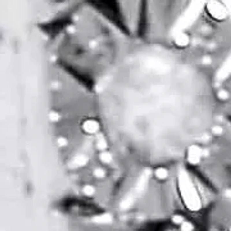 .06 TCW Diamond Sterling Silver Hoop Earrings (1/2 Inch)