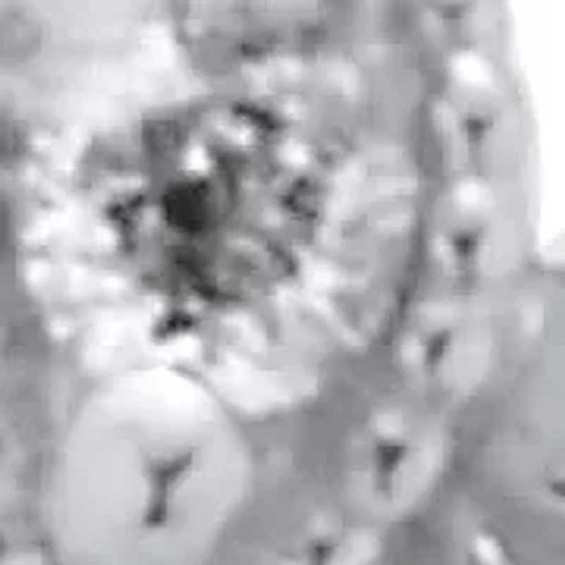 .10 TCW Diamond Sterling Silver Filigree Hoop Earrings (7/10 inch)