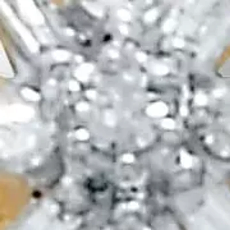 .10 TCW Diamond Gold-Plated Sterling Silver Cross Pendant and Chain 18 Inches