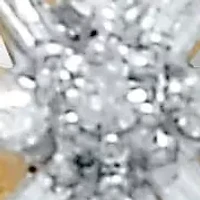 .10 TCW Diamond Gold-Plated Sterling Silver Cross Pendant and Chain 18 Inches