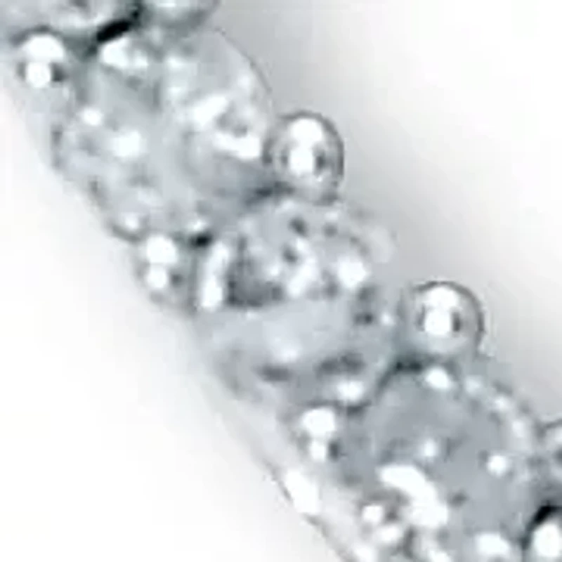 .21 TCW Diamond Sterling Silver Heart Pendant and Chain 18 Inches