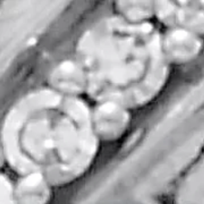 .09 TCW Diamond Sterling Silver Infinity Pendant and Chain 18 Inches