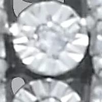 21 TCW Diamond Sterling Silver Multi-Bar Pendant and Chain 18 Inches