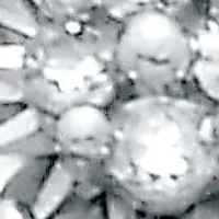 .10 TCW Diamond Sterling Silver Halo Pendant and Chain 18 Inches