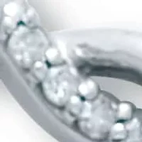 .12 TCW Diamond Sterling Silver Twisted Necklace 18 Inches