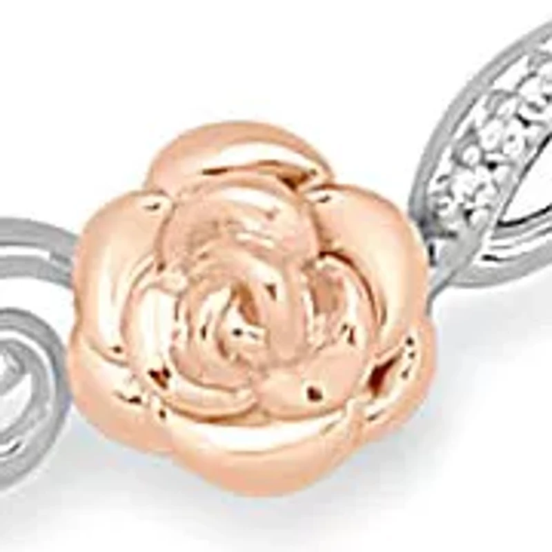 Enchanted Disney Fine Jewelry Womens Charm Bracelet