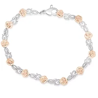 Enchanted Disney Fine Jewelry Womens Charm Bracelet