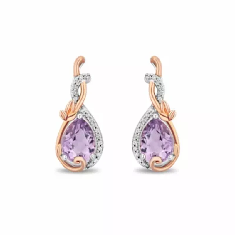 Enchanted Disney Fine Jewelry WomensDrop Earrings
