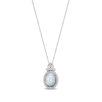 Lab Created Enchanted Disney Fine Jewelry Womens Pendant Necklace