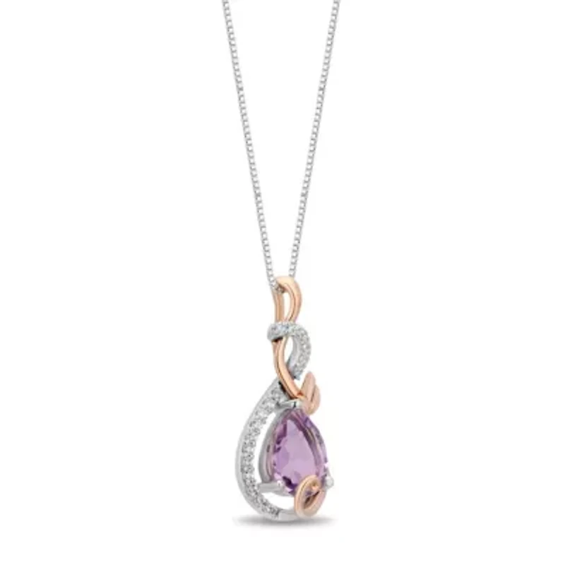 Enchanted Disney Fine Jewelry Womens Pendant Necklace
